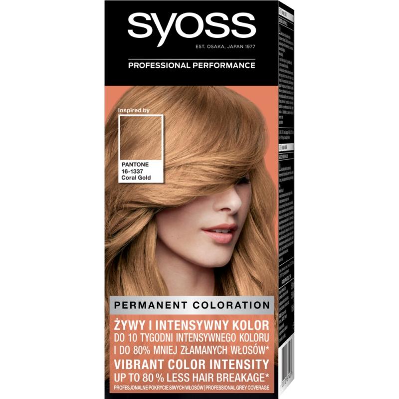 Permanent Coloration Pantone farba do włosów trwale koloryzująca 9-67 Koralowe Złoto