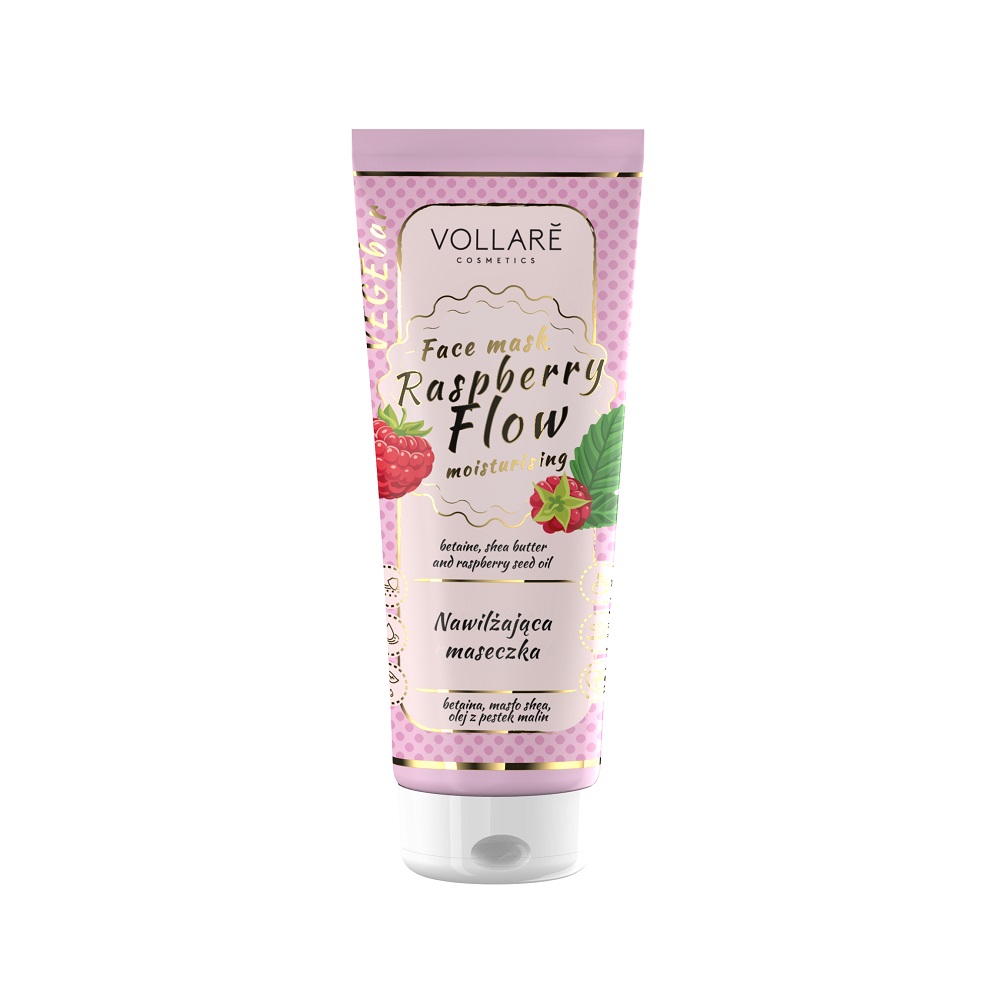 VEGEbar Raspberry Flow nawilżająca maseczka do twarzy 100ml