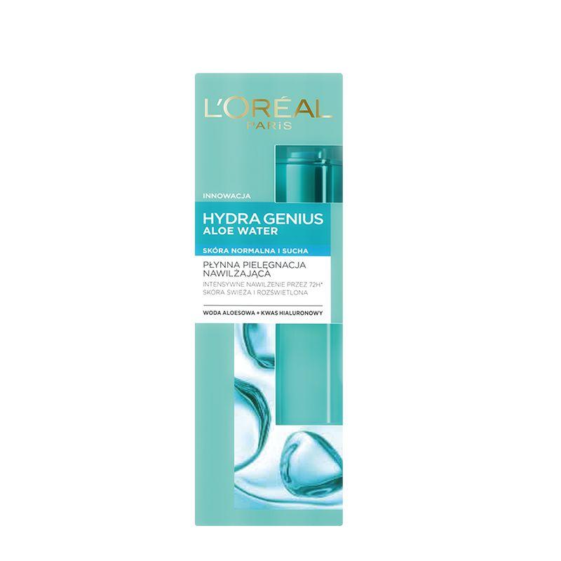 Hydra Genius Aloe Water płynna pielęgnacja nawilżająca do skóry normalnej i suchej 70ml Hydra Genius Aloe Water płynna pielęgnacja nawilżająca do skóry normalnej i suchej 70ml