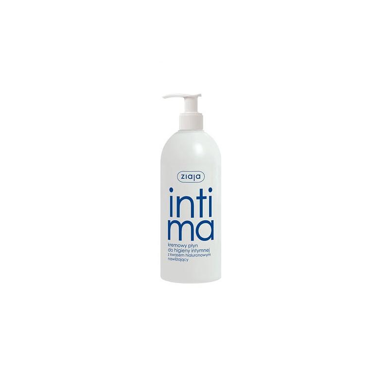 Intima płyn kremowy do higieny intymnej z kwasem hialuronowym nawilżający 500ml Intima płyn kremowy do higieny intymnej z kwasem hialuronowym nawilżający 500ml