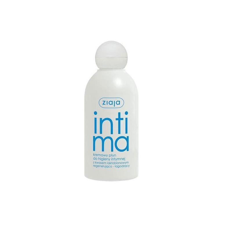 Intima płyn kremowy do higieny intymnej z kwasem laktobionowym regenerująco-łagodzący 200ml Intima płyn kremowy do higieny intymnej z kwasem laktobionowym regenerująco-łagodzący 200ml
