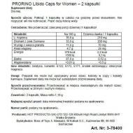 Supl.diety-PRORINO Women- 2pcs black line Libido Caps
