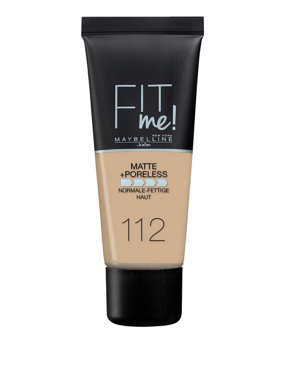 Maybelline Fit Me Matt+Poreless Podkład w płynie 30 ml Nr. 112 - Soft Beige