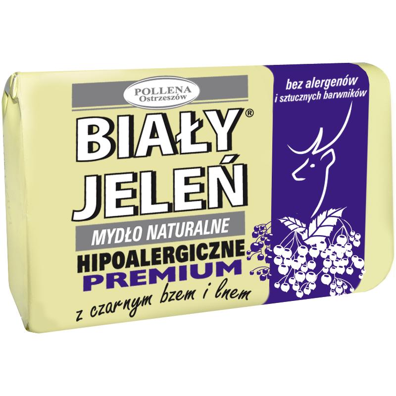 Hipoalergiczne mydło naturalne z czarnym bzem i lnem 100g